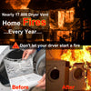 Dryer Vent Cleaner Kit, Dryer Lint Brush and Vacuum Hose Attachment, Anti-Slip Gloves